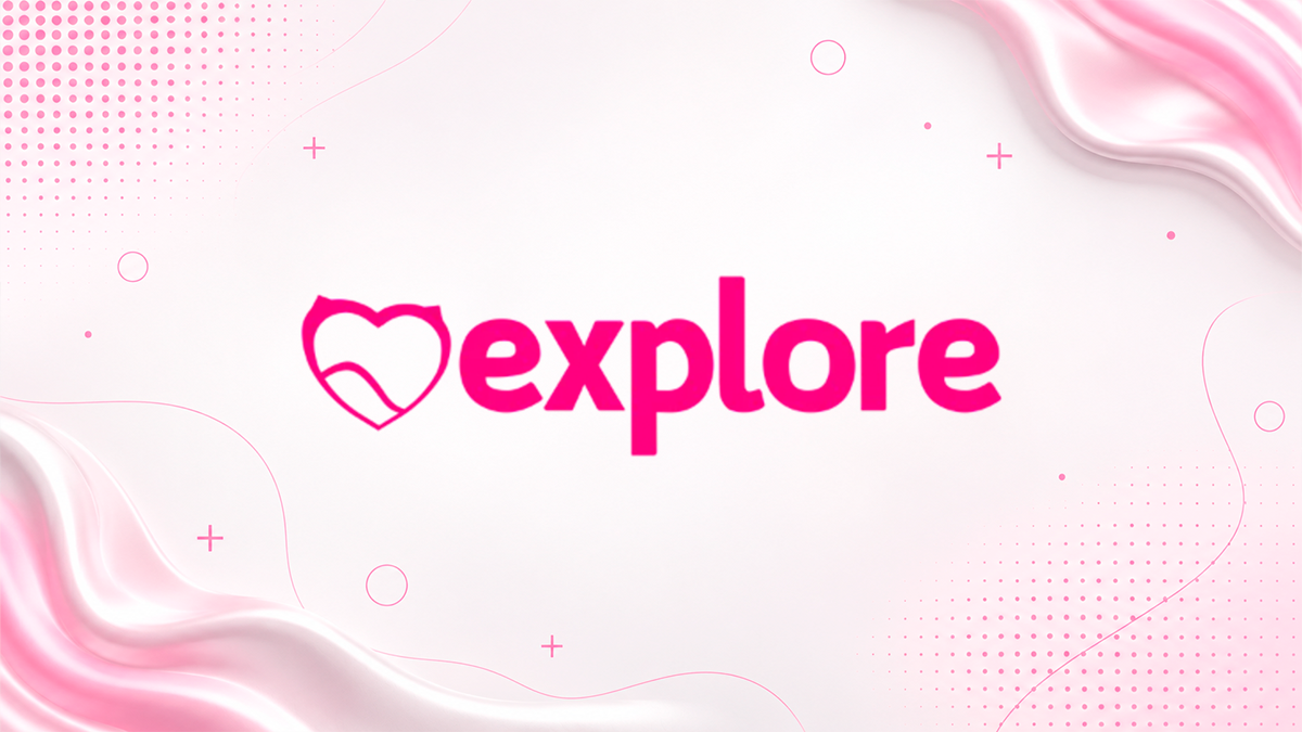 Layout do site Explore Love Shop